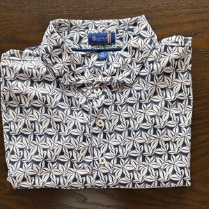Stitch Navy and White  Men's Polo XL